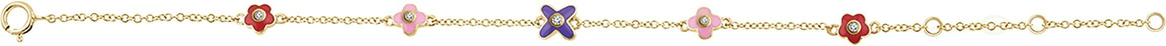 Youth Adjustable Flower Bracelet view 2