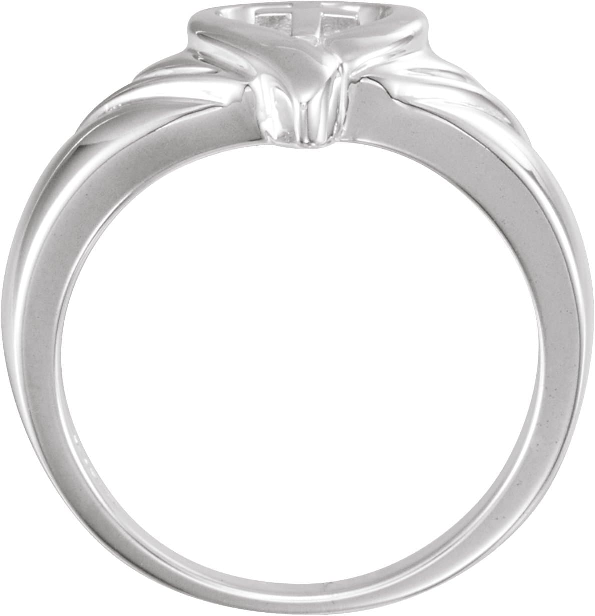 Heart & Cross Ring view 2