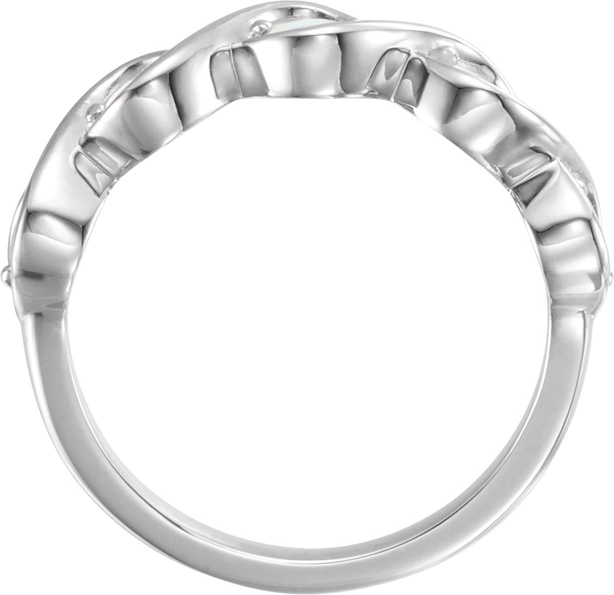 Accented Stackable Ring view 2