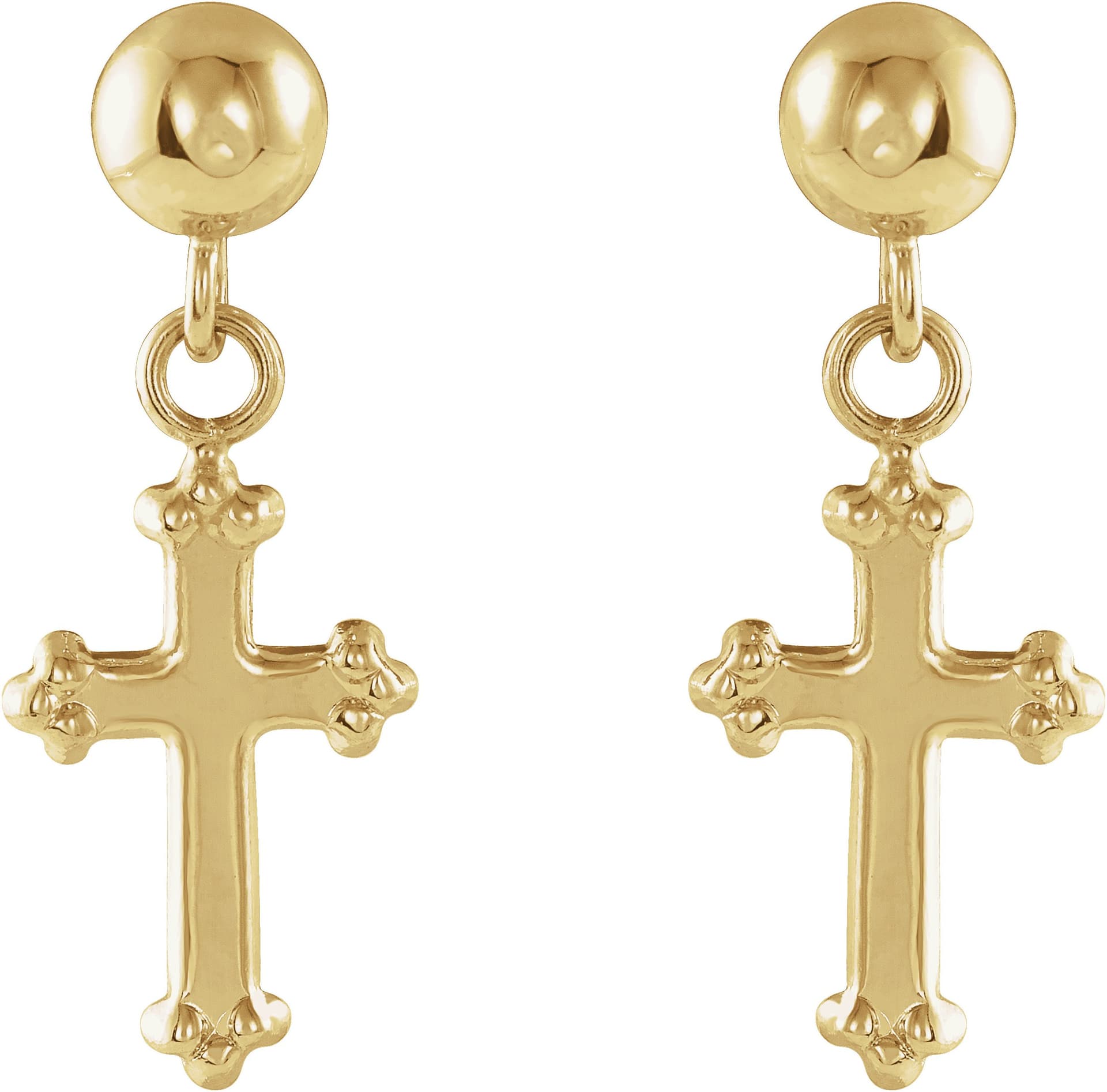 Cross Earrings view 2