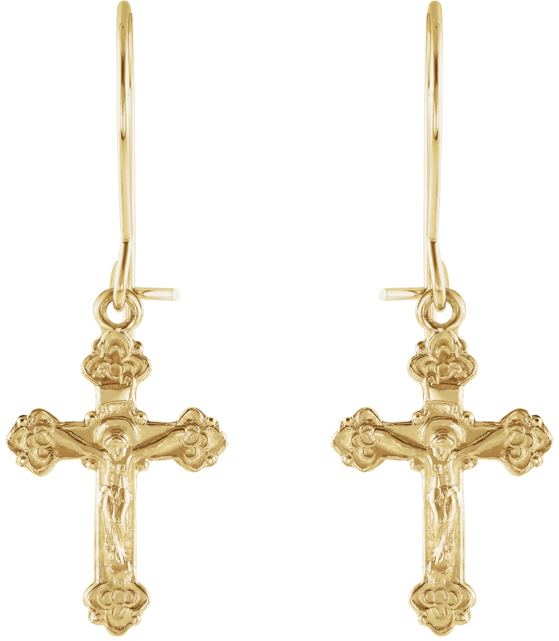 Crucifix Earrings view 2