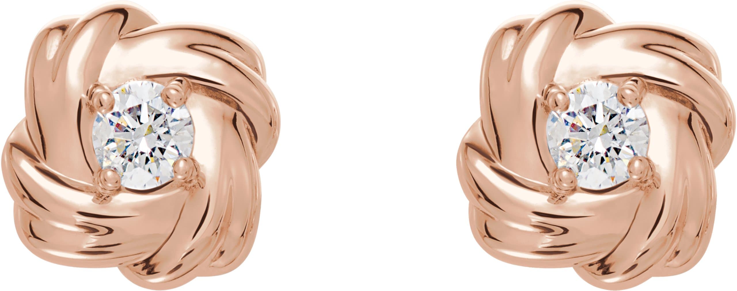 Knot Earrings view 2