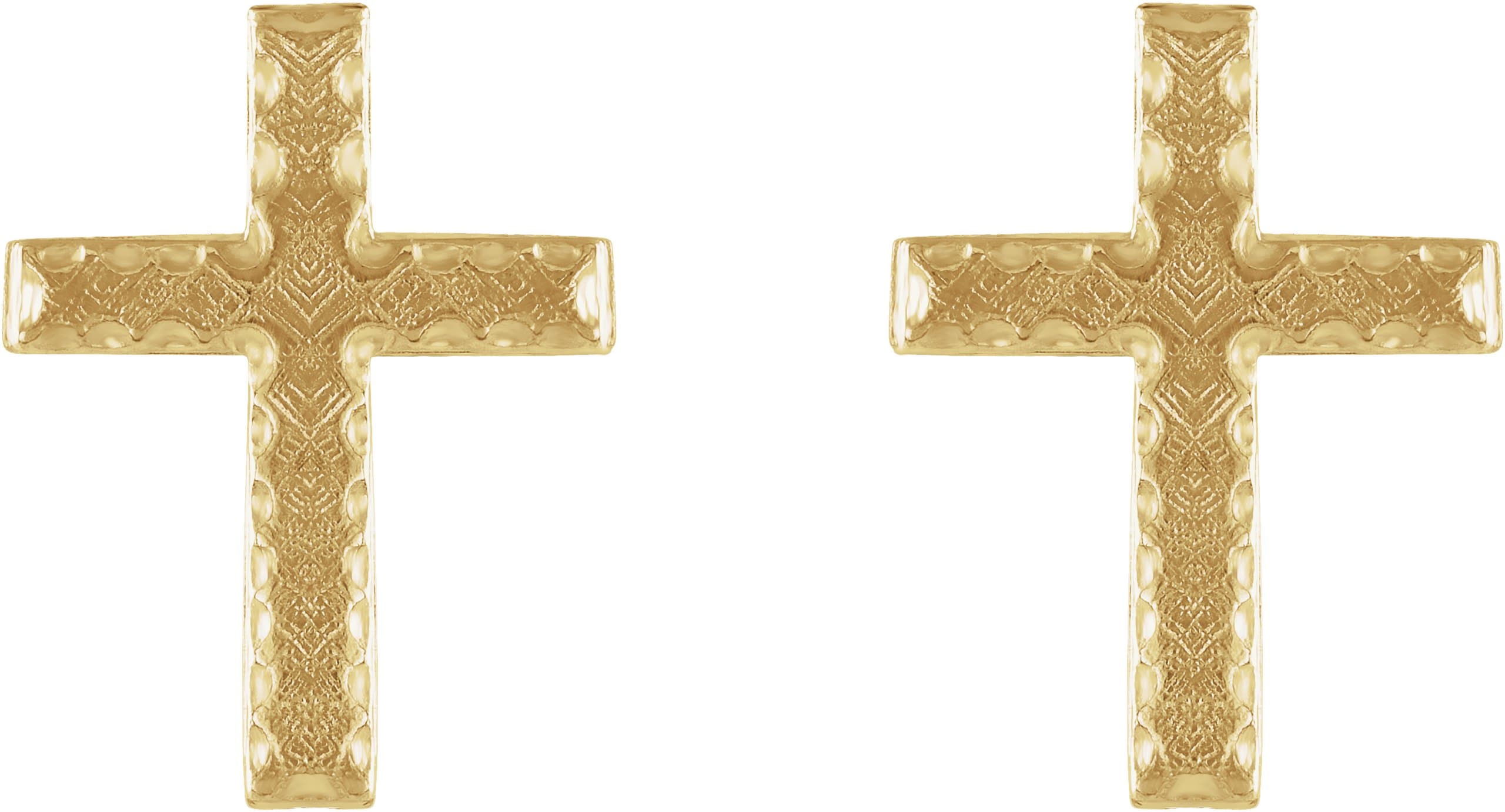 Cross Earrings view 2