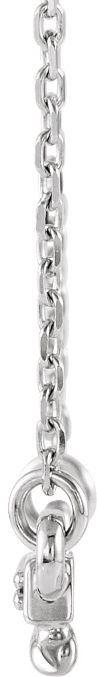 Rope Bar Necklace or Center view 2