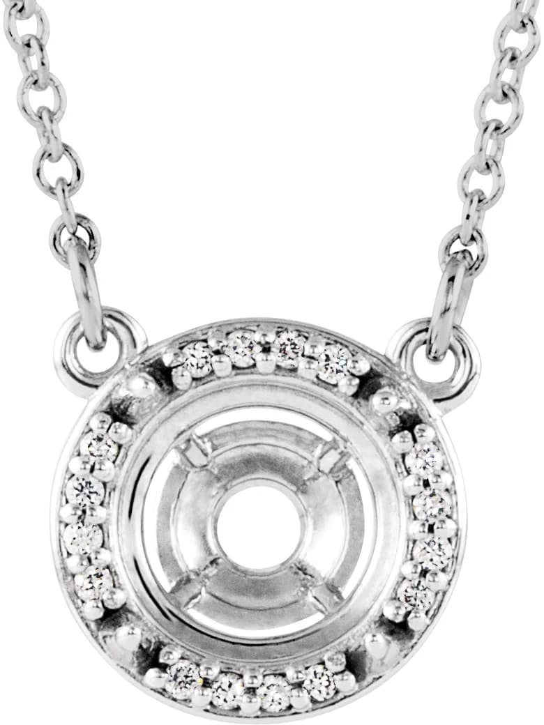 Halo-Style Necklace, view 2