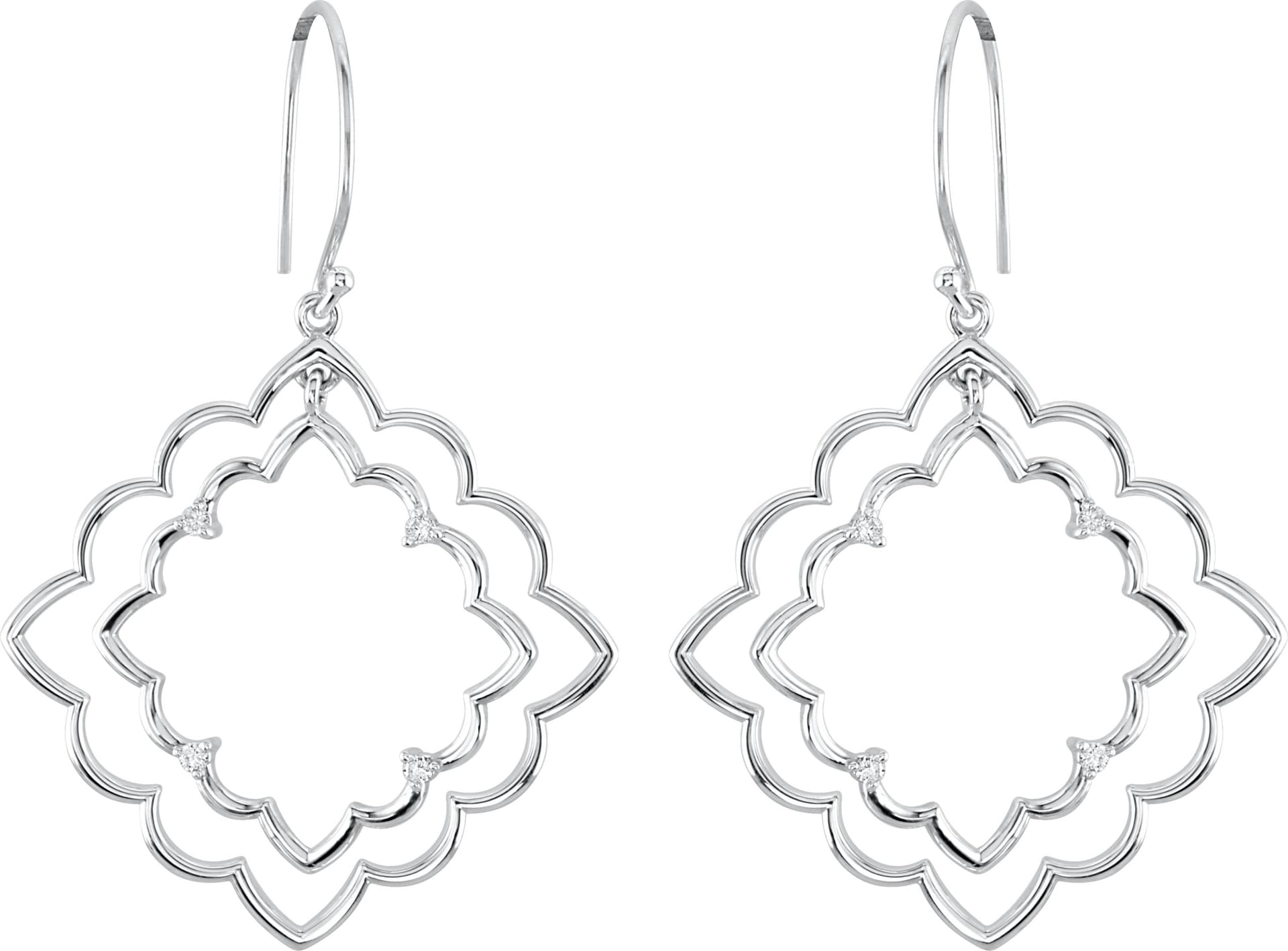 Accented Dangle Earrings view 2