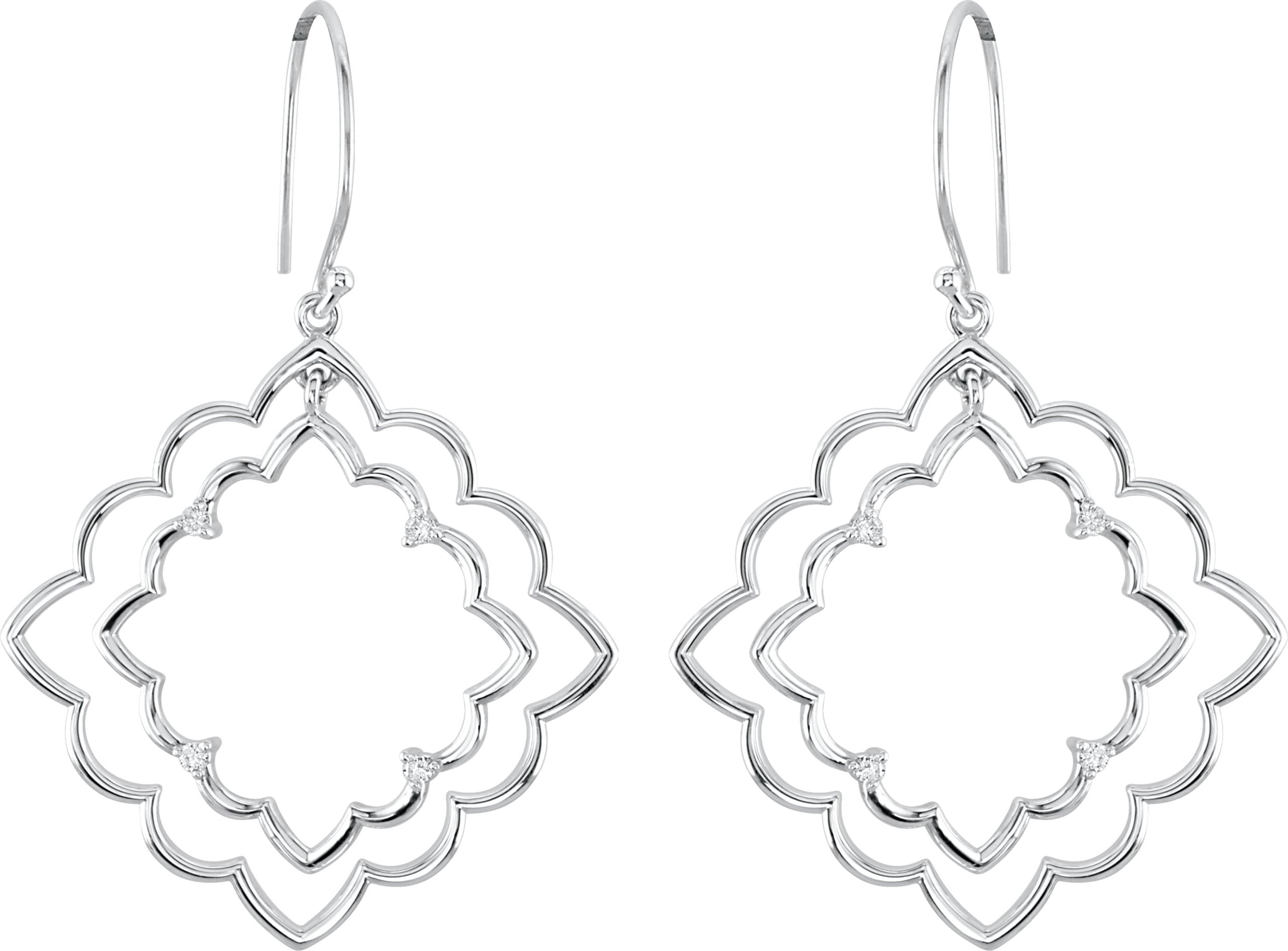 Accented Dangle Earrings view 2