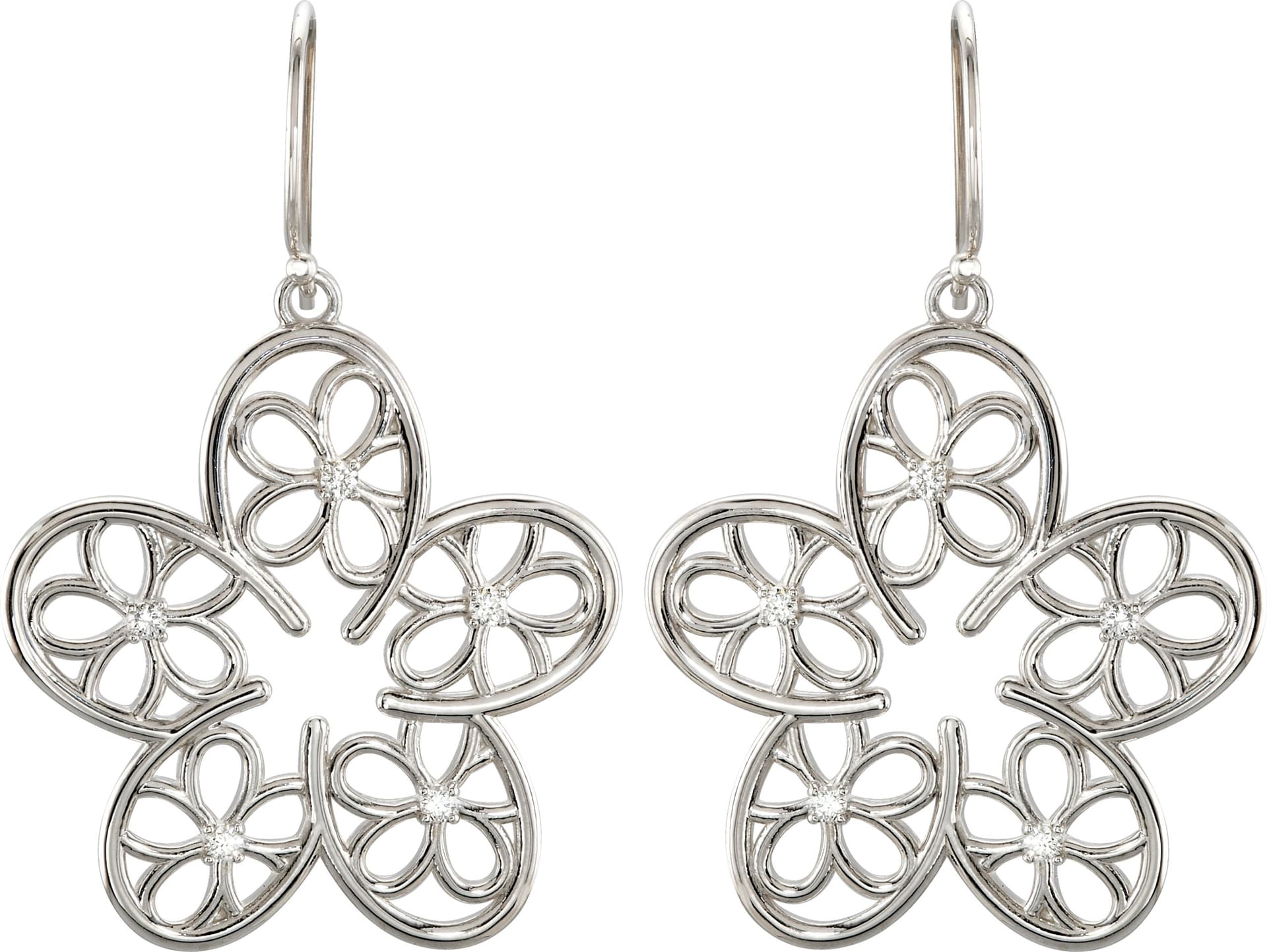 Flower Earrings view 2