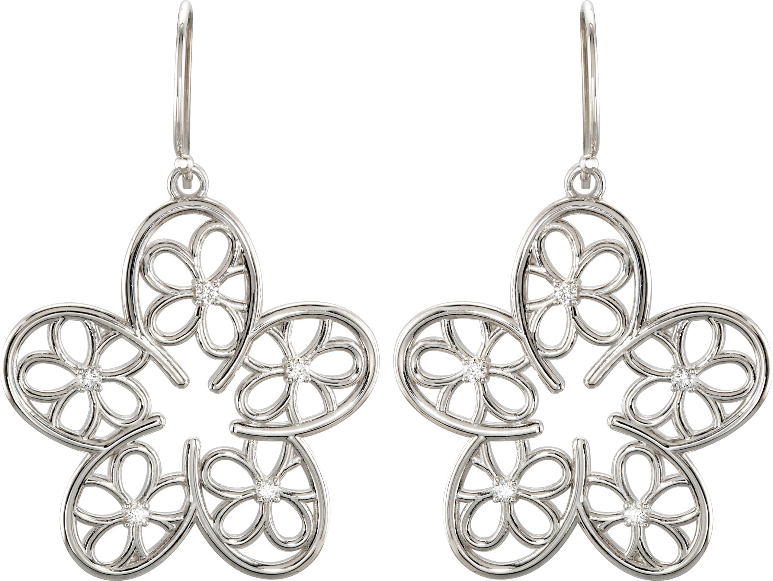 Flower Earrings view 2
