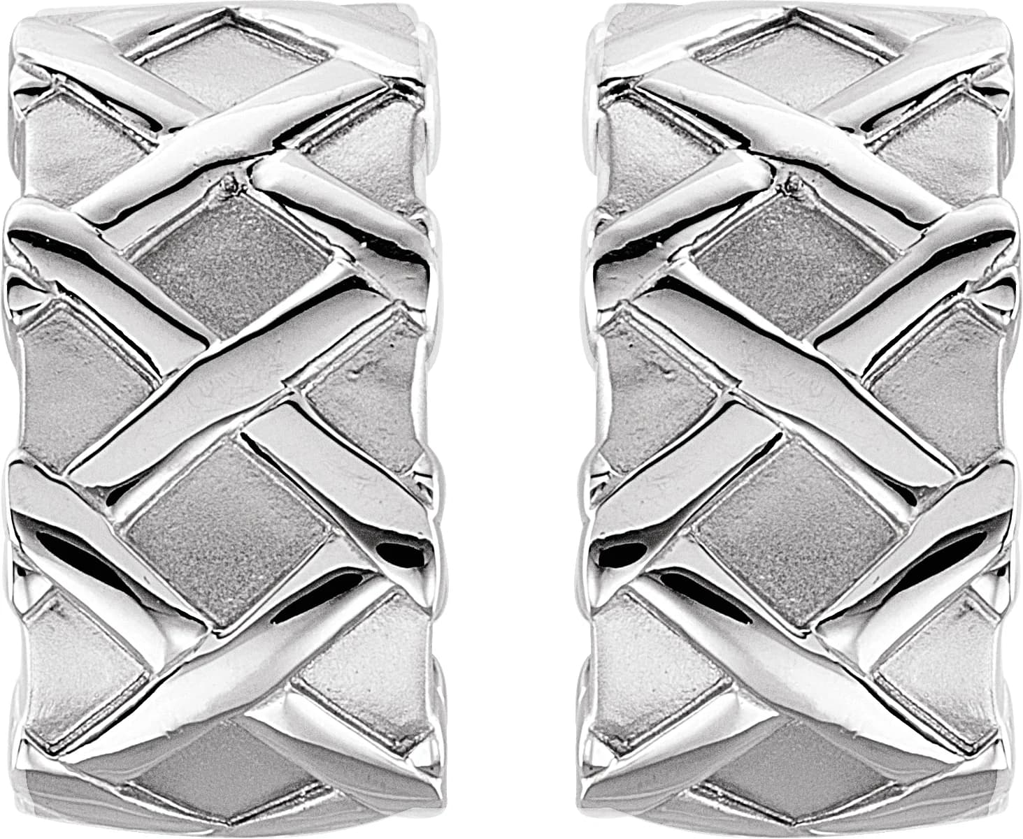 J-Hoop Earrings, view 3