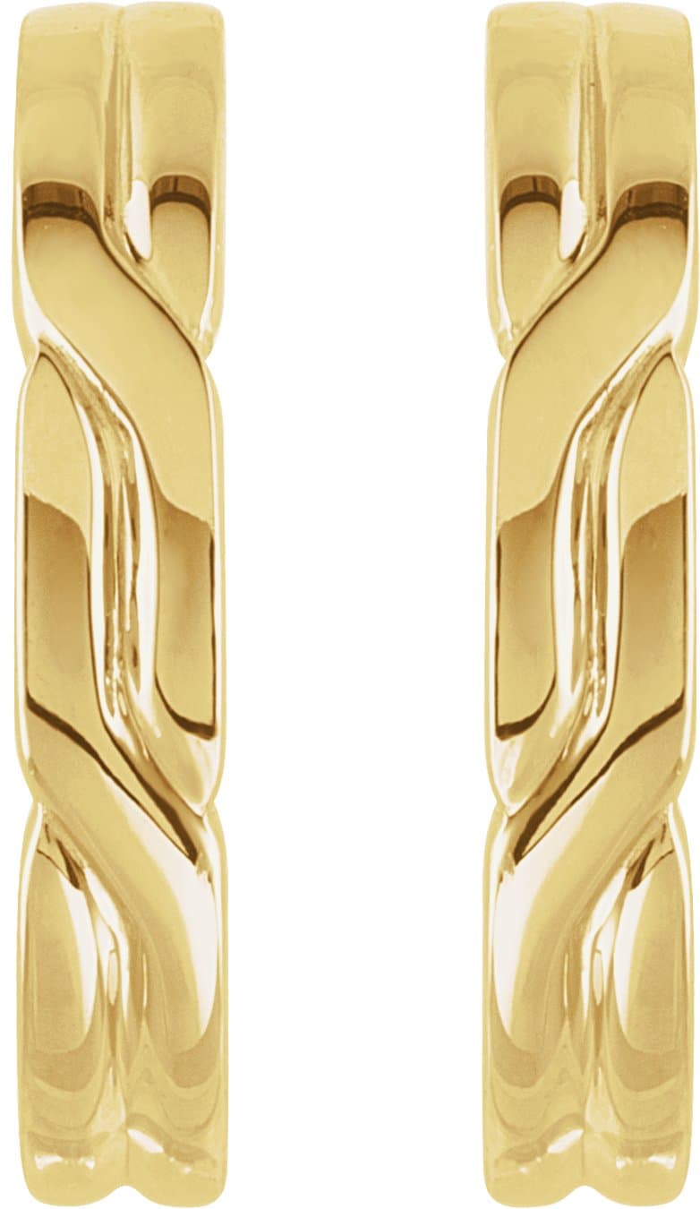 J-Hoop Earrings view 2