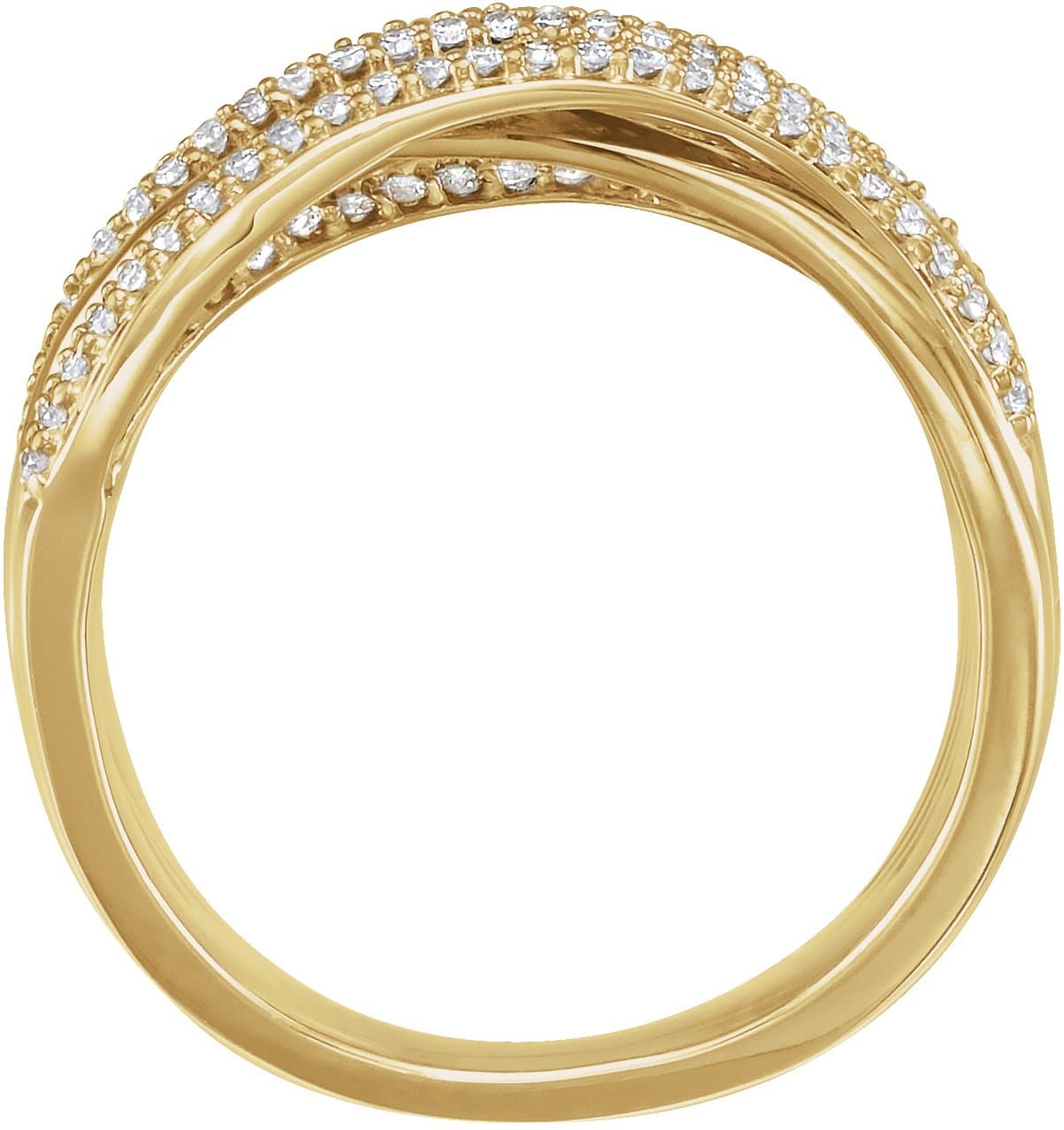 Criss-Cross Ring view 2