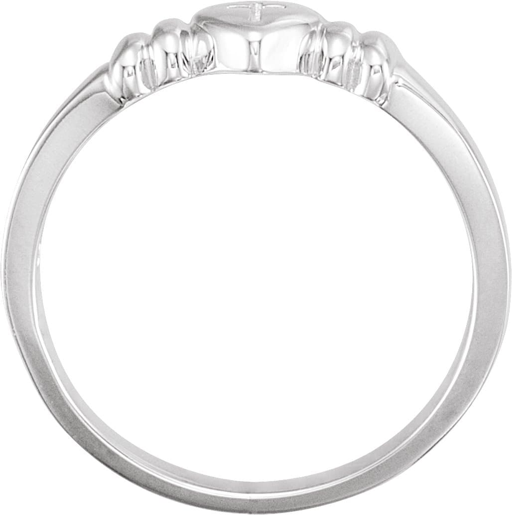 Heart & Cross Chastity Ring view 2