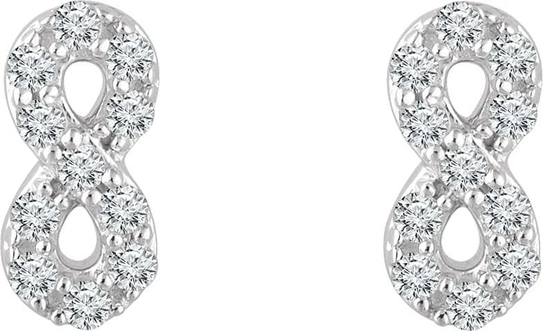 Infinity Earrings, view 3