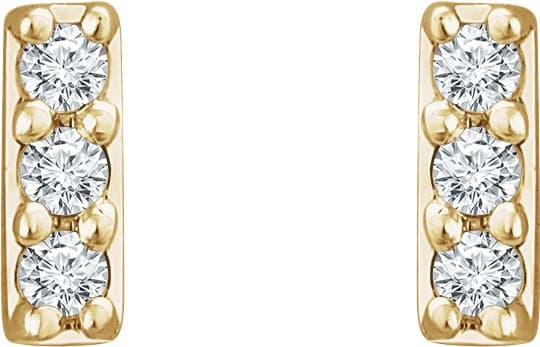 Bar Earrings view 2