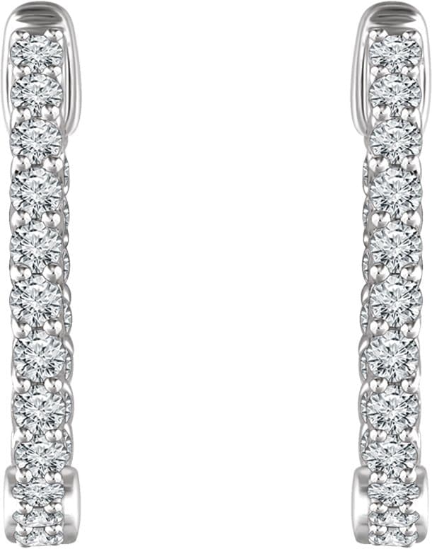 Inside-Outside Hoop Earrings view 3