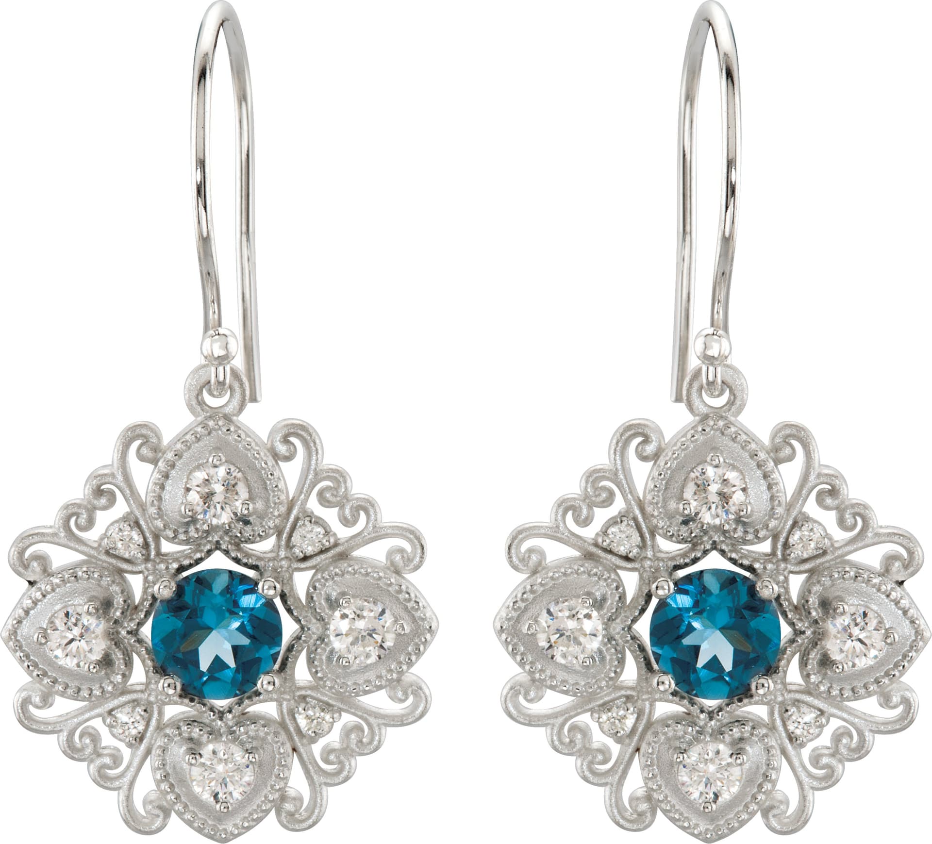 Vintage-Inspired Filigree Earrings view 2