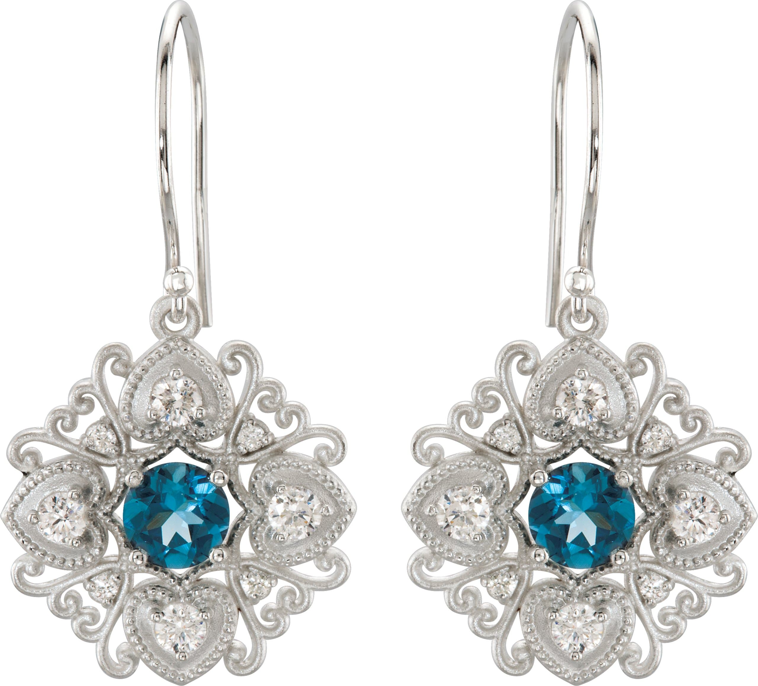 Vintage-Inspired Filigree Earrings view 2
