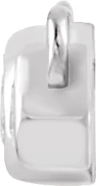 Bezel-Set Bar Necklace, view 3