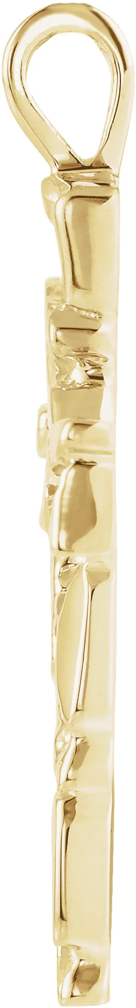 Nugget Cross Pendant, view 3
