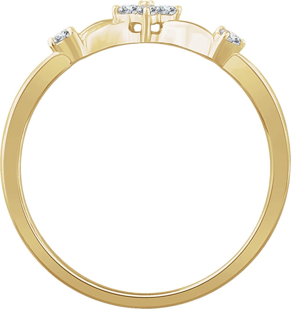 Floral Promise Ring view 2