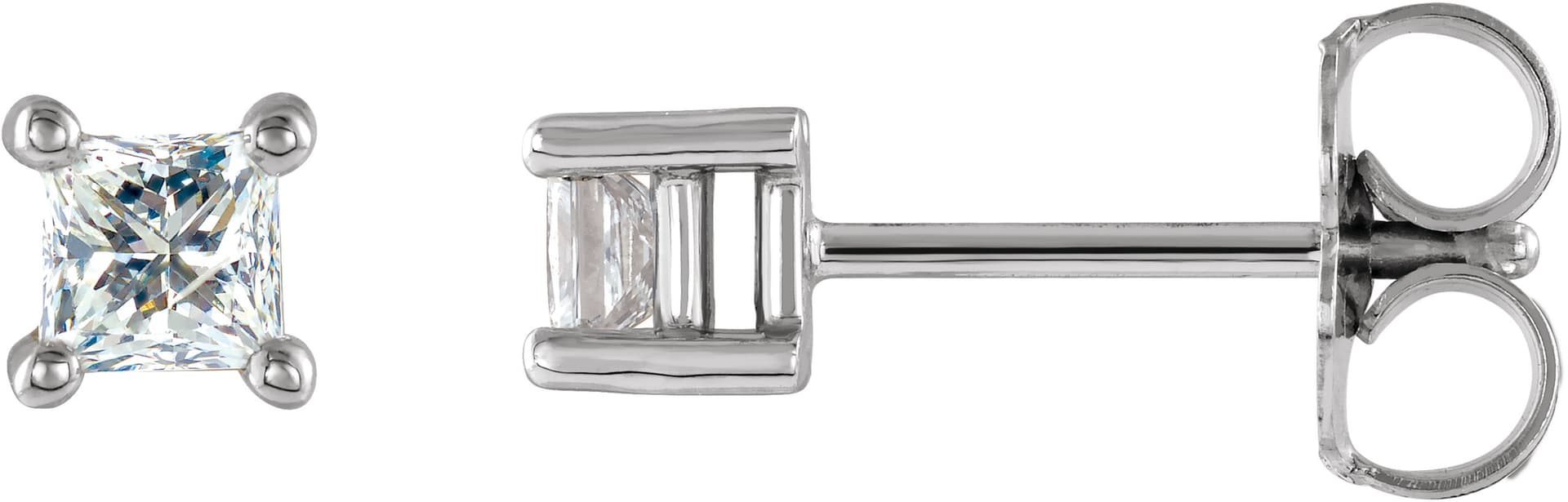 14K White 1 1/2 CTW Natural Diamond Stud Earrings