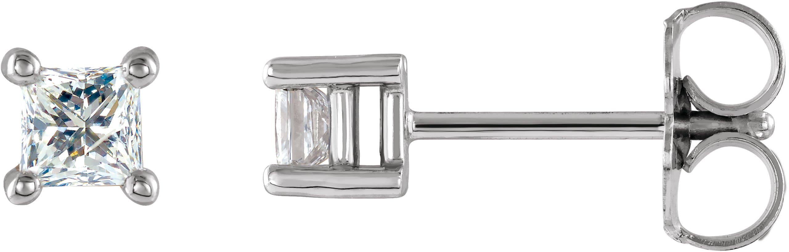 14K White 1 1/2 CTW Natural Diamond Stud Earrings