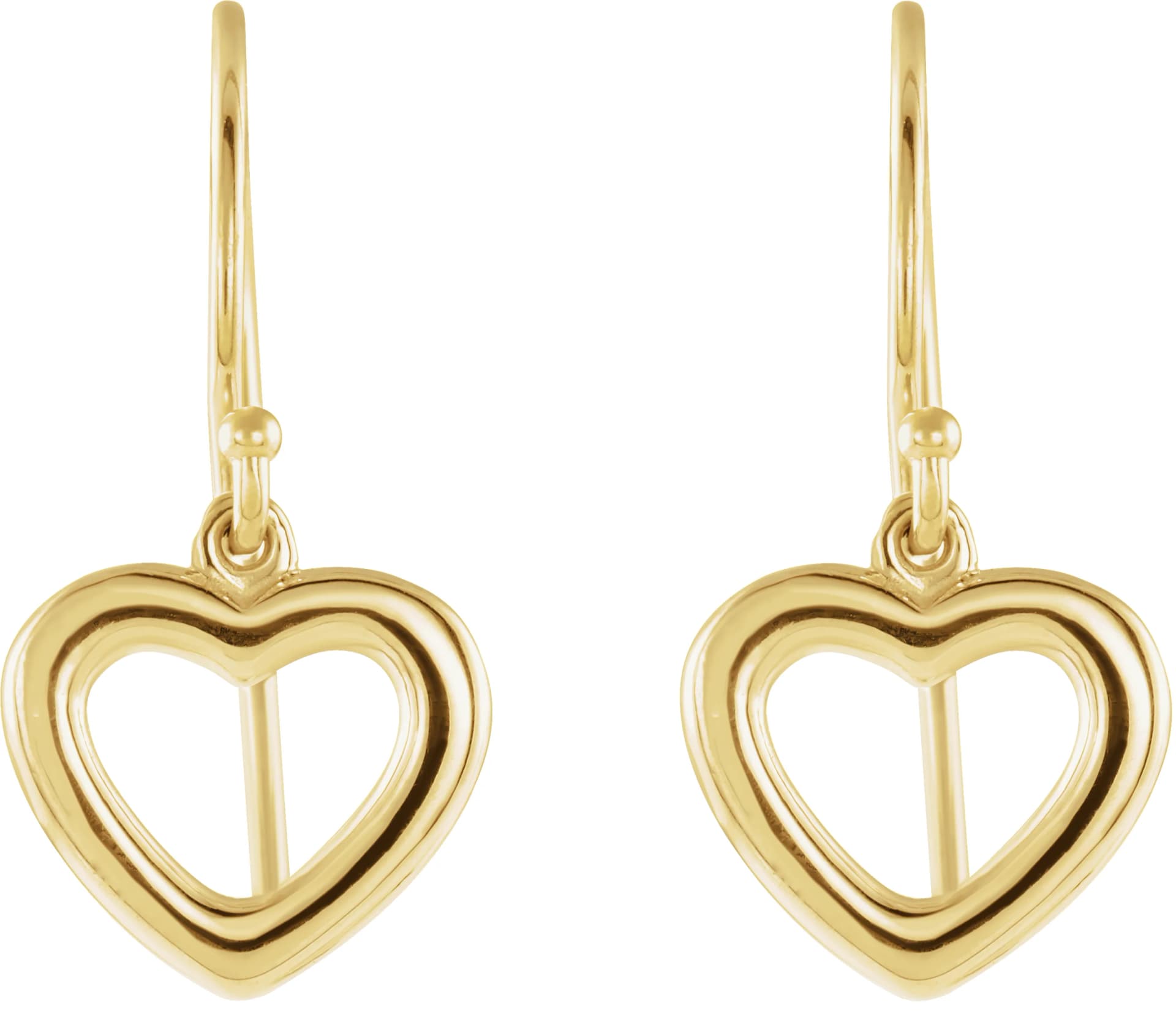 Heart Earrings, view 3