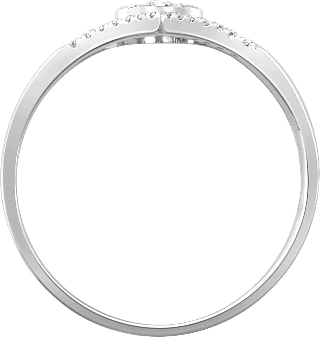 Negative Space V Ring view 2
