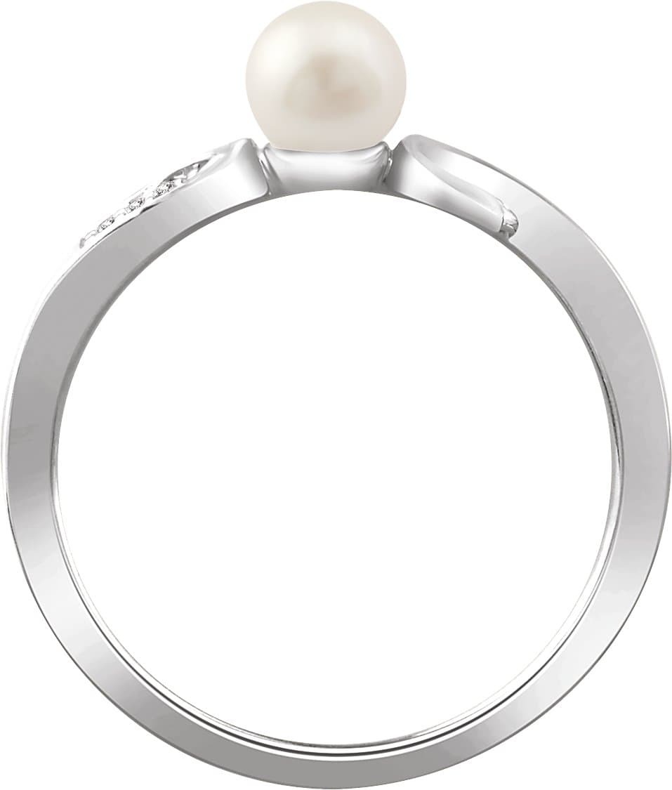 Accented Pearl Ring view 2