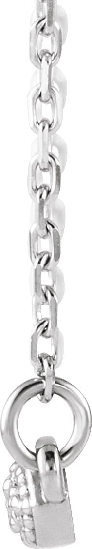 Accented Bar Necklace or Center view 2