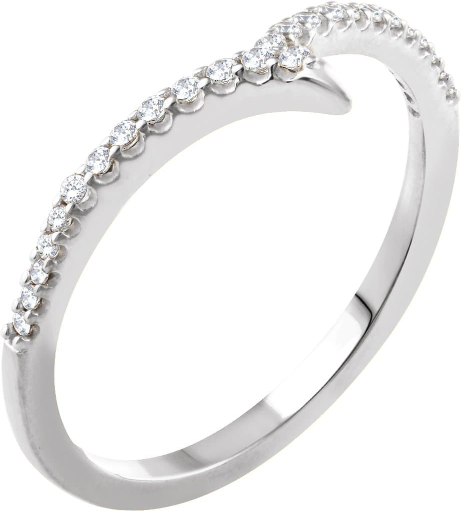 14K Rose 1/6 CTW Natural Diamond Ring