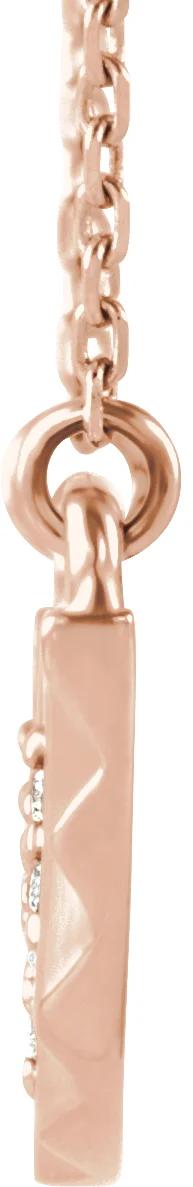 Curved Bar Necklace, view 3