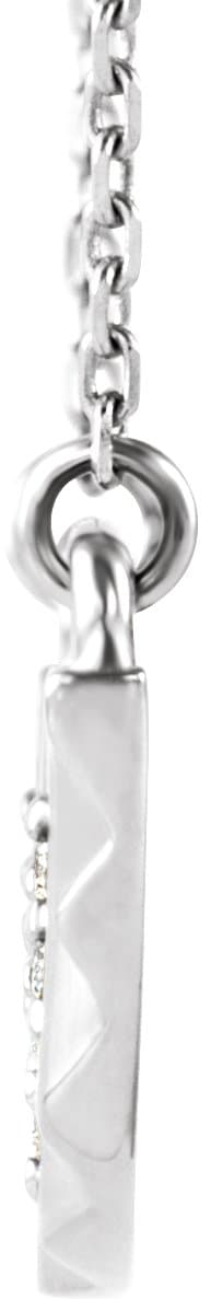 Curved Bar Necklace or Center view 2