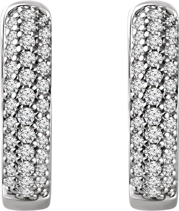 Accented Hoop Earrings view 2