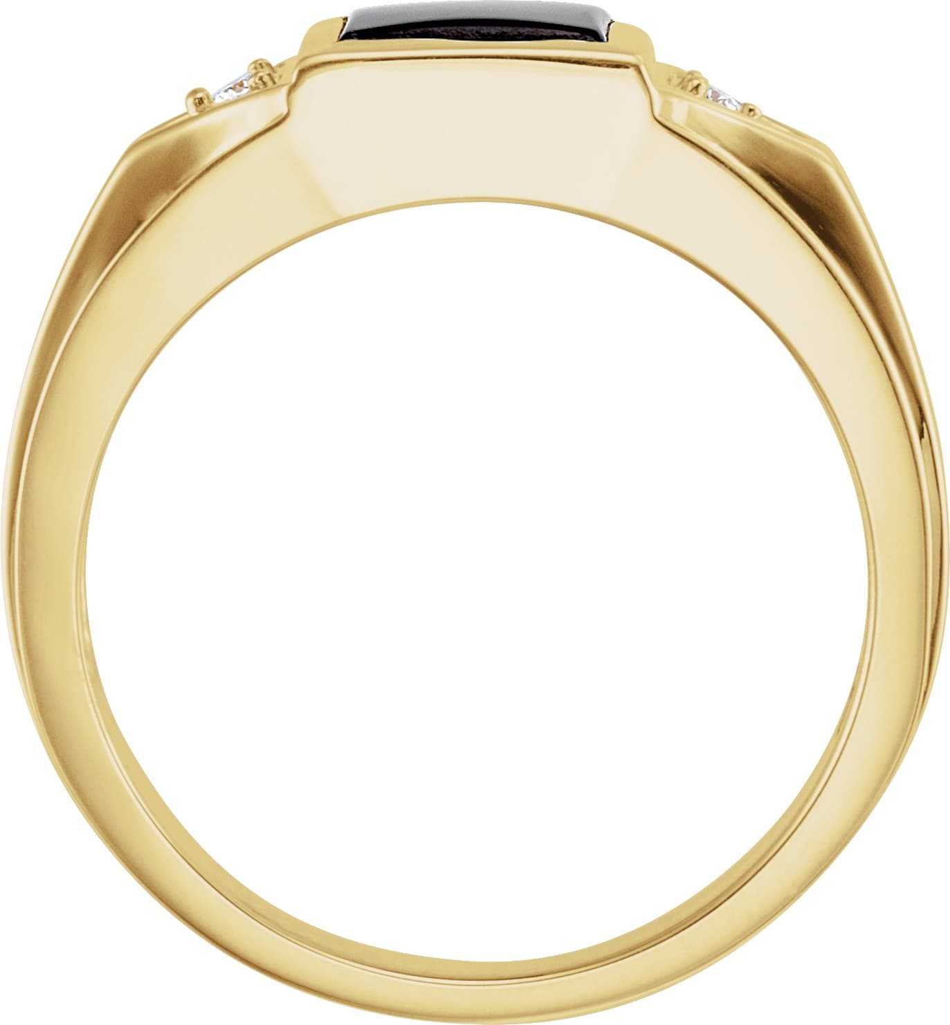 Accented Bezel-Set Ring view 2