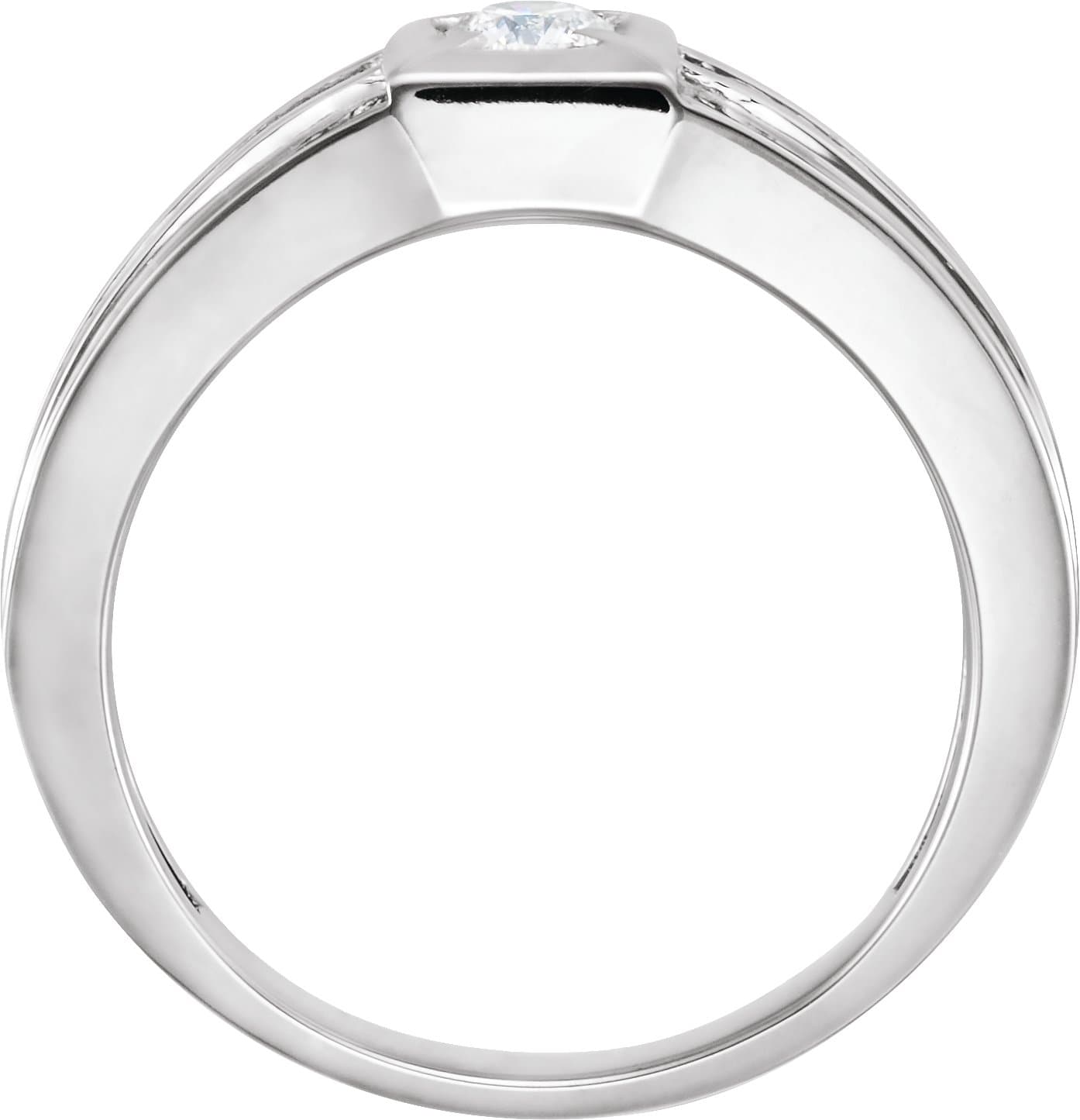 Solitaire Rope Ring view 2