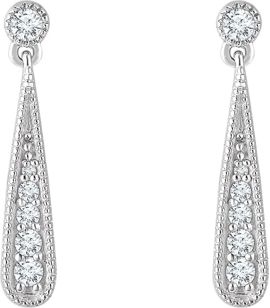 Teardrop Earrings, view 3
