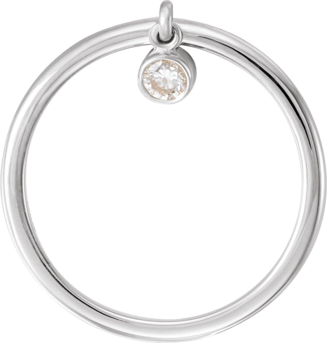 Solitaire Fringe Ring view 2