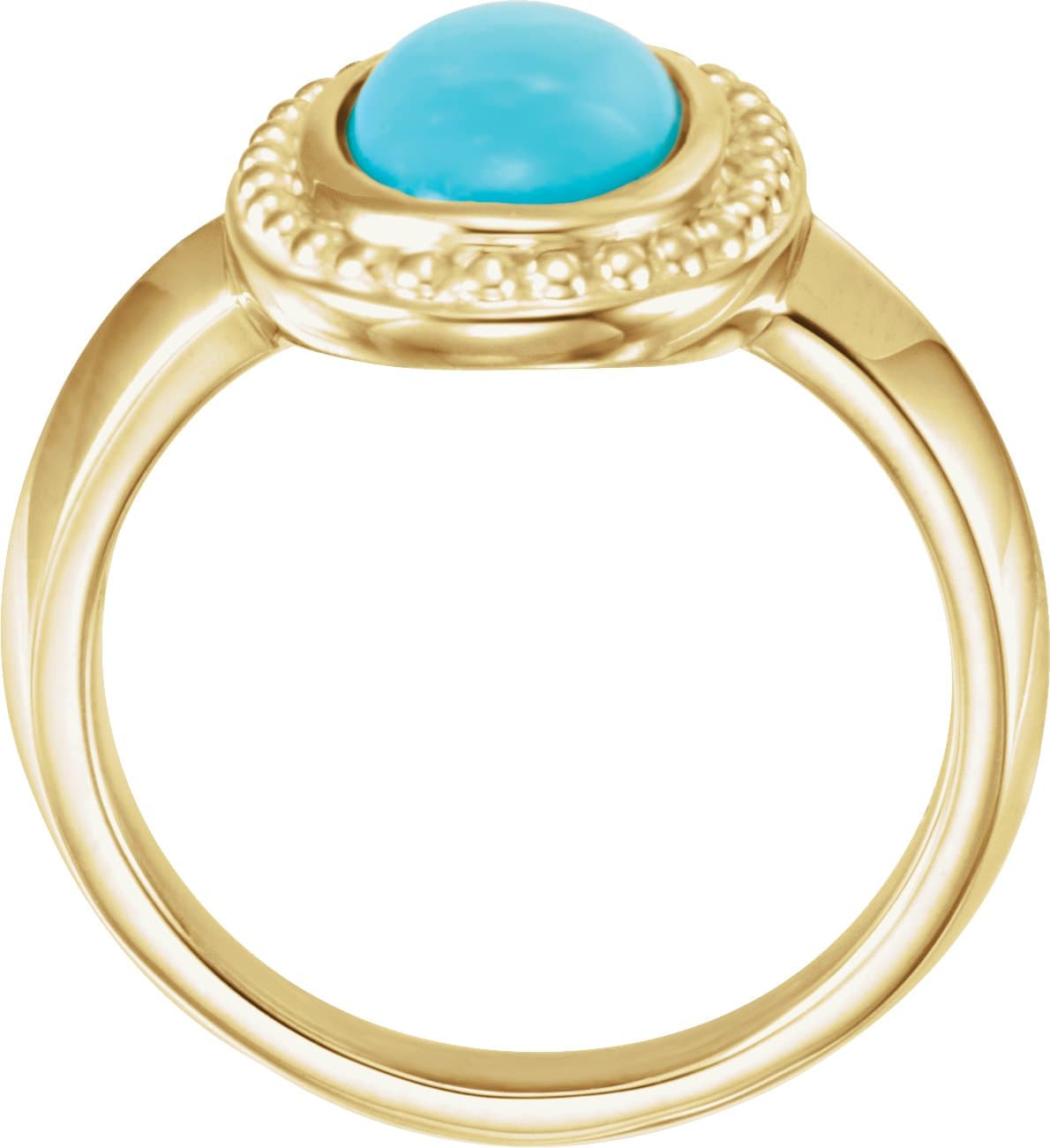 Beaded Cabochon Ring view 2