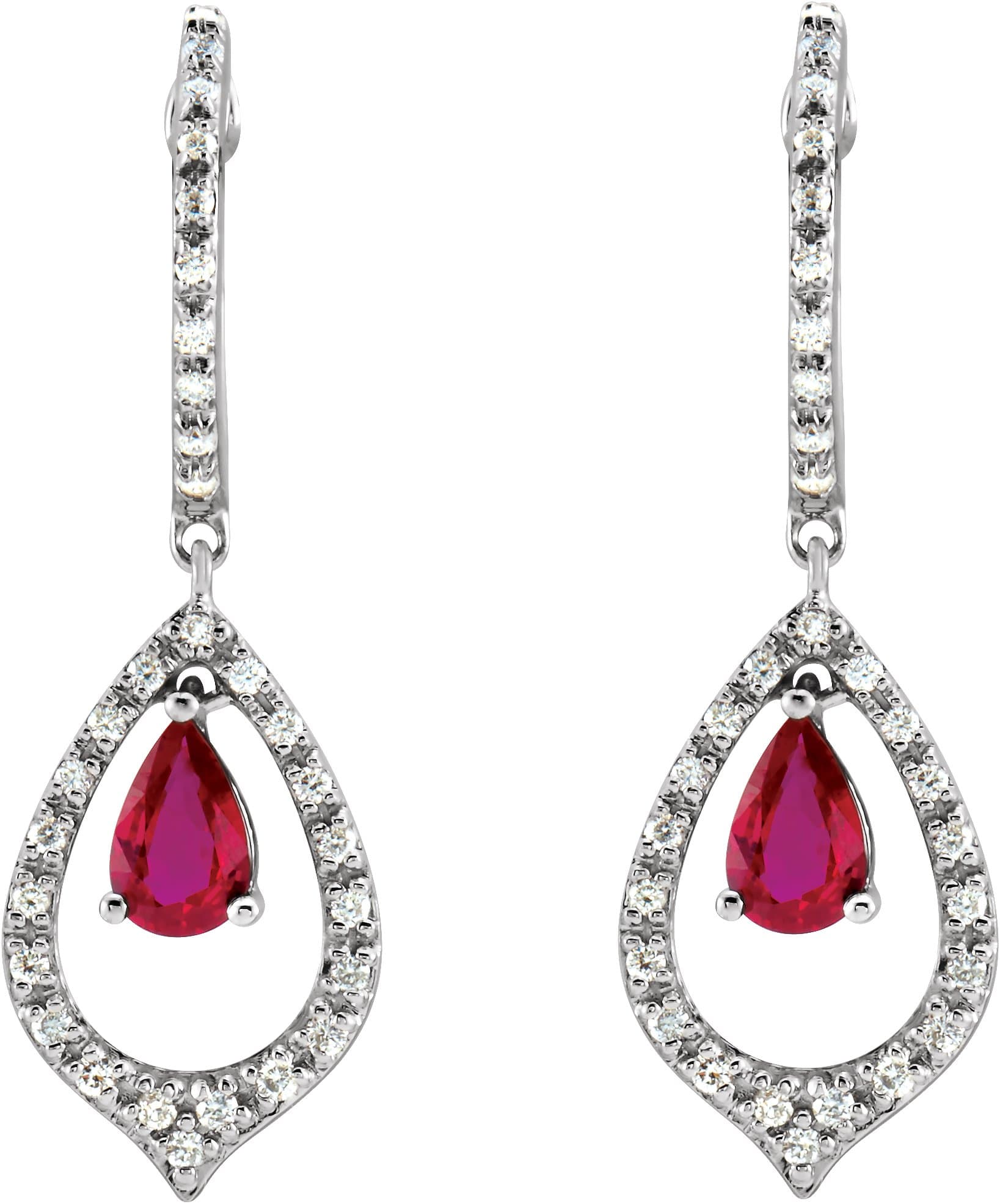 Accented Dangle Earrings view 2