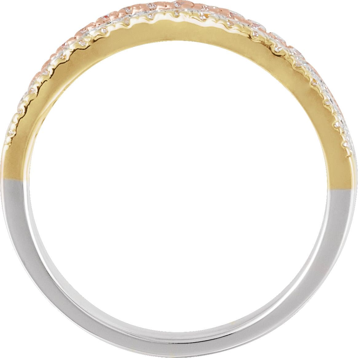 Accented Stacked Ring view 2