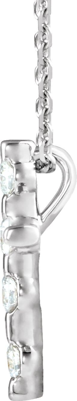 Accented Cross Necklace or Pendant view 2