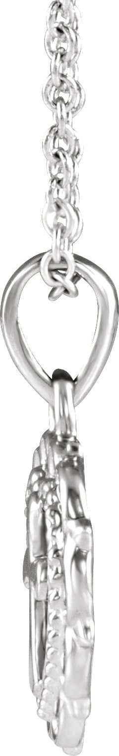 Youth Heart with Cross Necklace or Pendant view 2
