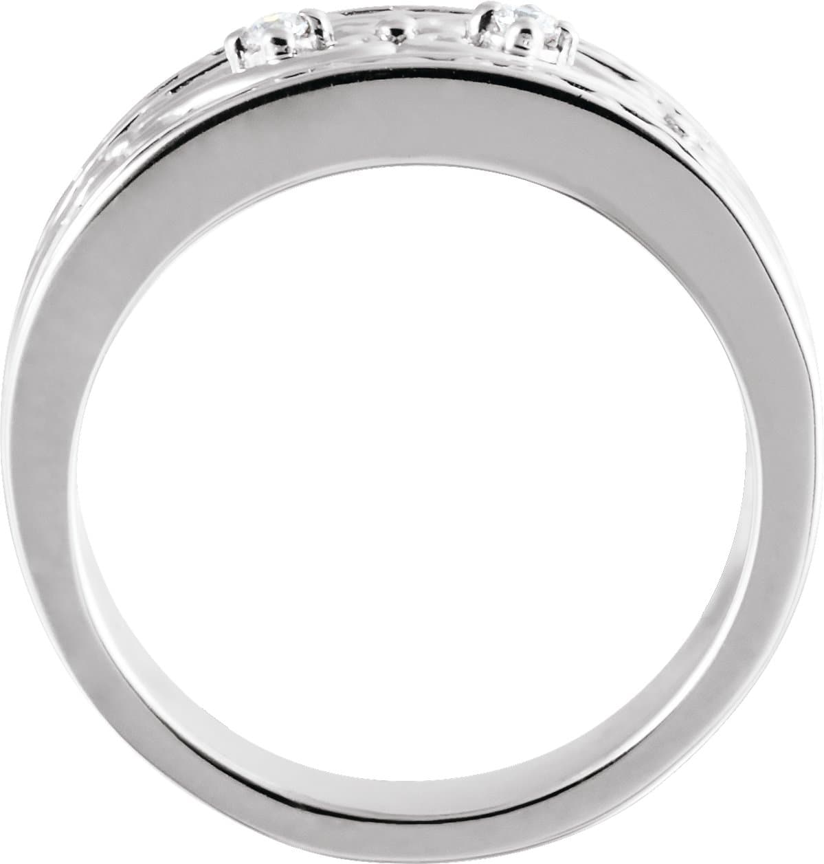 Accented Sculptural Ring view 2
