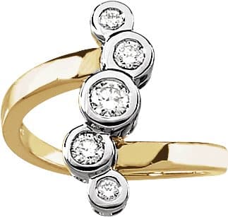 Bezel-Set Right Hand Ring view 3