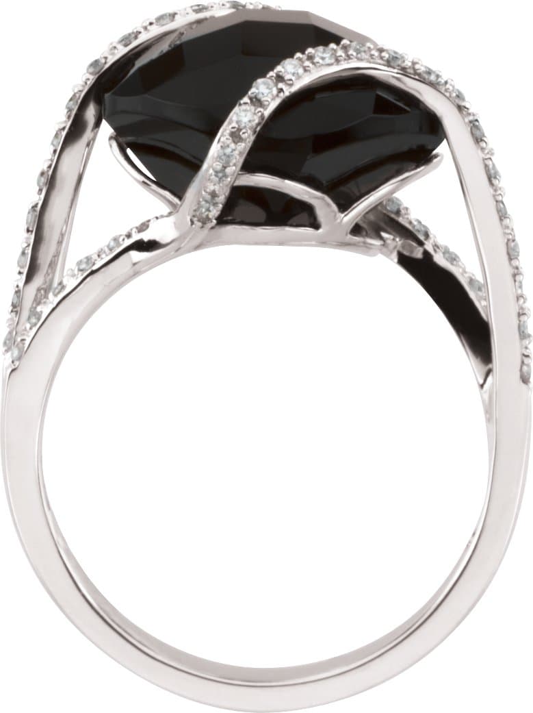 Accented Freeform Ring view 2