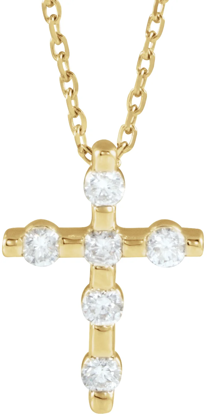 Accented Cross Necklace