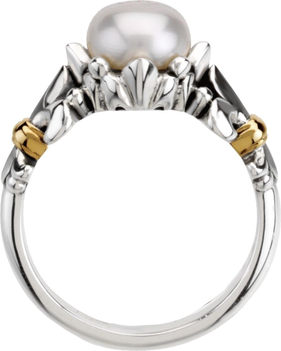 Pearl Fleur-de-lis Ring view 2