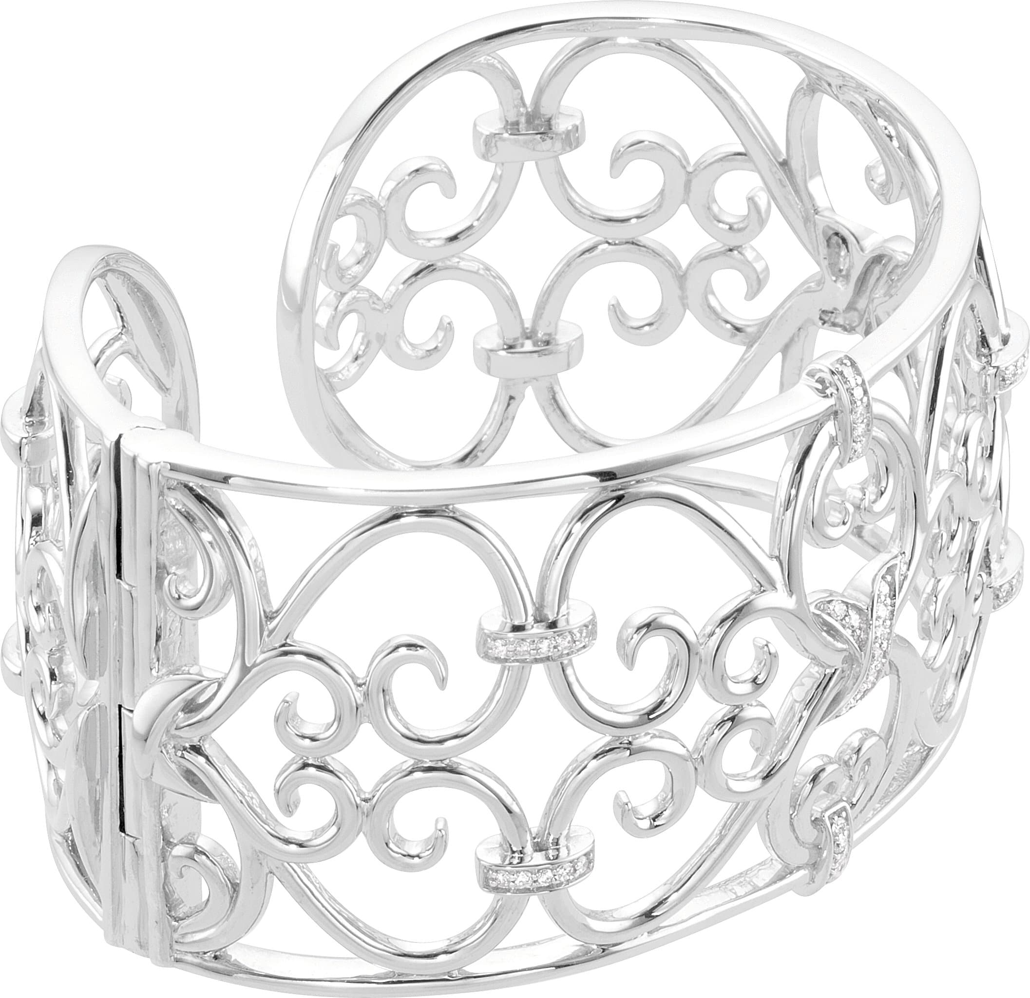 Filigree Scroll Cuff Bracelet view 2